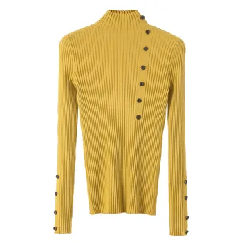 Евтина продажба на едро 2021 пролет есен зима нова мода случайни топъл приятен женски вязаный пуловер жена OL Vy01088