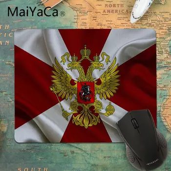 Майяка Флаг на Русия герб играта Персонализирани подложки за мишка преносим Компютър Аниме Подложка за мишка Гумена PC Игра подложка за мишка