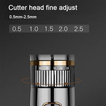Електрическа машина за подстригване на коса RIWA Професионален комплект за подстригване бръснарски комплект Акумулаторна Машинка за подстригване за коса за мъже с led екран Моющийся