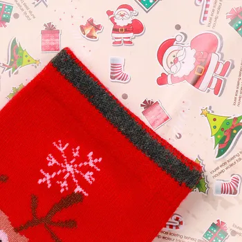 2021 Дядо Коледа Лосове Снежен човек Памучни Чорапи за мъжете и жените 1 двойка от Унисекс Коледни чорапи за Подаръци Чорапи Топлите Сладки чорапи за влюбени