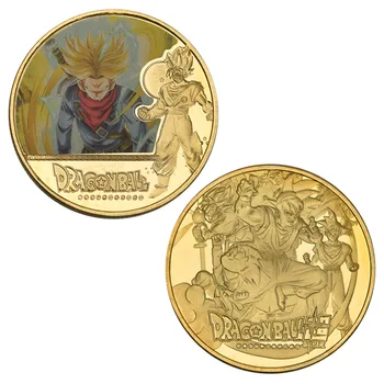 Медал На Аниме Dragon Ball Възпоменателни Монети, Метални Изделия Позлатени Икони Медалите Goku Пиколо Зеленчуци Подарък Коллекция2