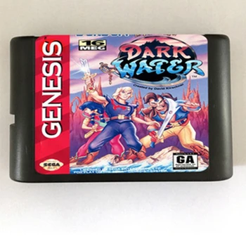 Игри Касета с Тъмна Вода най-новият 16-битова Игрална Карта За Sega Mega Drive / Genesis System