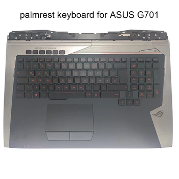 LA/Латинска GE/GE/Немска клавиатура с осветление Поставка за клавиатура подсветка на клавиатура за Asus ROG G701 G701V G701VO G701VI G701VIK 13NB09D0AP0321