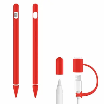 Цветна Мек Силикон, който е Съвместим с Пеналом Apple, Съвместими с таблета iPad, Сензорна Писалка, Стилус, Защитно покритие Ръкави