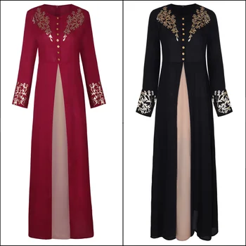 Мюсюлманските рокли Дубай Абая Турция Модни африкански дълги рокли за жените, Халат Де Мода Мюсюлманин Джеллаба Дамски дрехи на Исляма