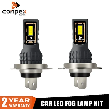 Conpex 2 бр. 9005 HB3 LED Супер Ярък H7, H1 H11 H8 H9 9006 HB4 Авто LED Противотуманный мигач 12 В Лампа Светлини Бял