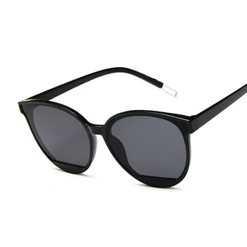 Нови Класически, овални и червени Дамски Слънчеви очила Дамски Реколта Луксозни Пластмасови Маркови Дизайнерски Слънчеви очила с кошачьим око UV400 Мода