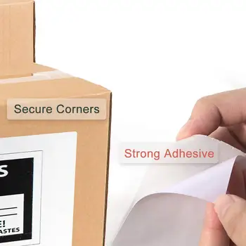 4x6 Термоэтикетки за печат на Хартиени Стикери за пощенски етикети за пощенски пратки, UPS, USPS DHL 500 бр. в руло/купчина