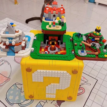 Състав Супер Марио Модел 64 е Въпрос на 71404 Тухли 71391 Игралното сграда 71395 Блокове на Играчки за Коледни подаръци за Деца