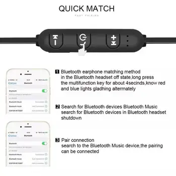 Безжични Слушалки Спортни Слушалки В Ушите Bluetooth 4.2 Стерео Слушалки Слушалки С Микрофон