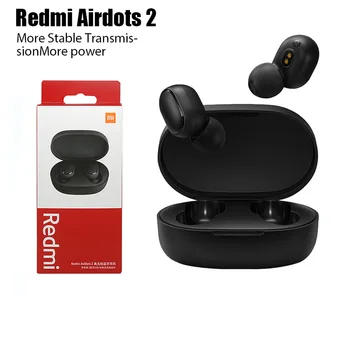 Xiaomi Redmi AirDots 2 TWS Bluetooth 5,0 намаляване на шума Слушалки с микрофон AI Управление на Redmi AirDots 2 Безжични Слушалки за слушалки