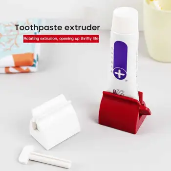 Домакински паста за зъби сокоизстисквачка за тюбиков притежателя на паста за зъби валяк мързелив притежателя на паста за зъби принадлежности за баня, аксесоари за почистване на зъбите