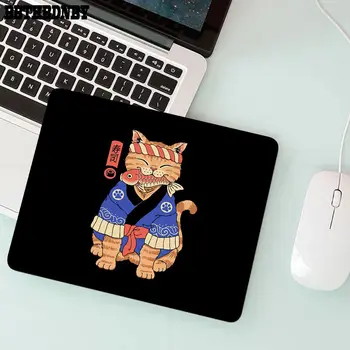 BBTHBDNBY Неко Ramen Японски Котка Аниме Мат Голяма Подложка за мишка на КОМПЮТЪР Компютърен мат Размер за Cs Go LOL Игри Плейър КОМПЮТЪР преносим Компютър