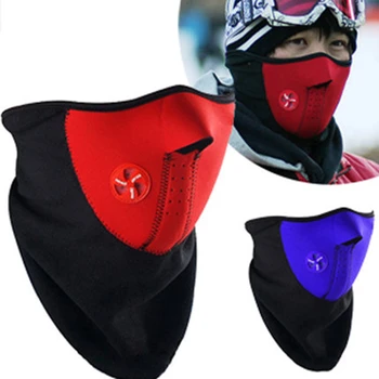 Мотоциклетът маска За лице Открит Велосипеден Шлем Кърпа Качулка Ски Спорт Врата Половината Маски за лице Ветроупорен Прахозащитен Зимни Туристически шалове