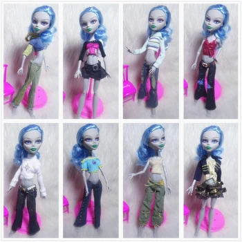 1 Комплект Потник Блуза, Дънки, Панталони Рокля Дрехи и Аксесоари за Кукли Monster High за Кукли Эвер Афтер High