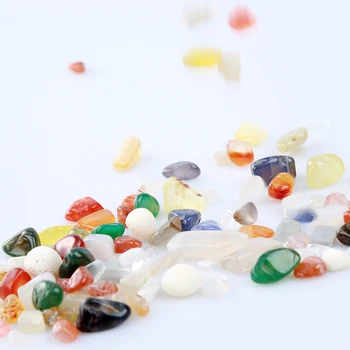 1 Опаковка от 100 грама Смесени Цветни Камъни с Неправилна форма, Обвалившиеся камъни, Перли, от скъпоценни камъни, Кристали, Кварц, Камъни, Декоративни материали за diy