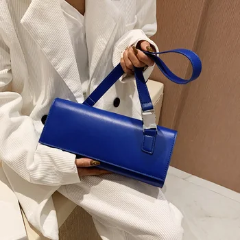 Сини/Черни луксозни чанти-франзели Чанти за рамо Дамски дизайнерски маркови модни квадратни чанти от мека кожа