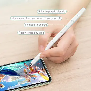 Писалка за сензорен екран Универсален високо-чувствителен Точност Капацитивен Дисков Молив със сензорен Екран за iPad/Pro/Air/iPhone/Samsung