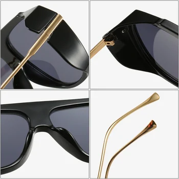 ШОН Реколта Steampunk Пилот Слънчеви очила за жени Модни маркови дизайнерски Градиентные очила Нюанси UV400 За мъже Модерни слънчеви очила