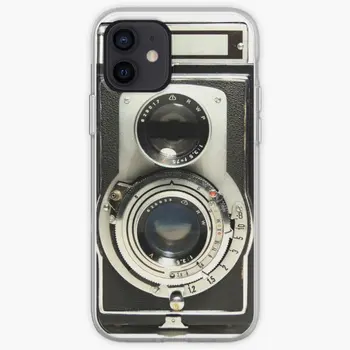 Ретро Калъф за мобилен телефон с камера за iPhone 11 12 13 Pro Max Mini 5 5S SE X XR XS Max 6 6S 7 8 Плюс TPU Модерен модел на Корпуса 
 С щампи