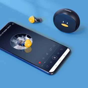 Songx IPENGOO Настоящите Безжични Слушалки Bluetooth Слушалки TWS Слушалки С Активно Шумопотискане 25 часа В Режим на Готовност С Микрофон