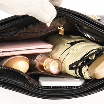 Гореща Разпродажба Изкуствена кожа Дамска чанта на рамото Марка Таблетка моден Дизайнер Модерна чанта-месинджър Bolsa Feminina Мека чанта за рамо