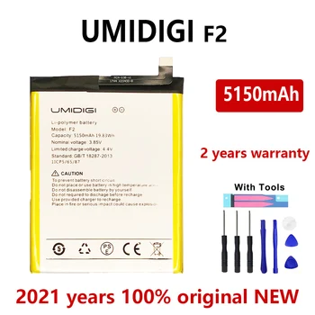 Нов Оригинална батерия на телефона 5150 ма За UMI Umidigi F2 Батерии Bateria 