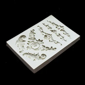 Ретро модел в европейски стил силиконова форма на DIY шоколад помадная форма за печене и прави аксесоари за занаяти мухъл