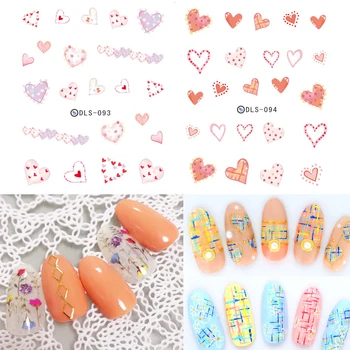 3D Слайдър за нокти с букви от Азбуката на Чат-бокс Етикети Етикети Фламинго Дизайн Съвети за маникюру Декорации за нокти
