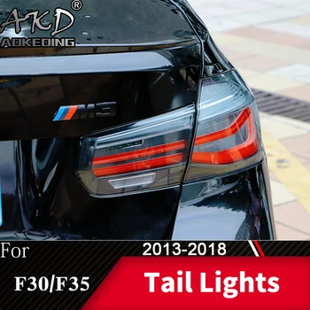 AKD Стайлинг автомобили Задните Светлини за BMW F30 2013-2018 F35 320i 325i LED Задна Светлина DRL Задна Светлина мигач Задна Спирачка заден ход