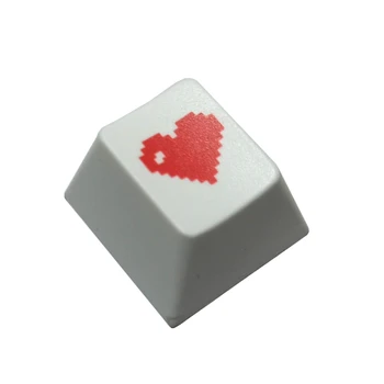 Y3ND Нов Висококачествен Капачка за клавиатура R4 Love Cherry Профил Dip-дай Скулптура PBT Клавиатура Капачка за механична Клавиатура Вытравленный Пиксел