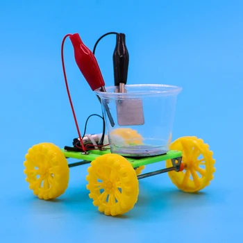 Децата DIY Модел автомобил с морска вода, определени за научни експерименти, Забавни играчки, образователни играчки, конструирующие робот-автомобил, отлични подаръци