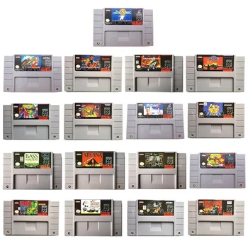 Arcade'S има 16-битова конзола памет за карта касети за игри за Nintendo SFC/SNES US NTSC версията на Английски език